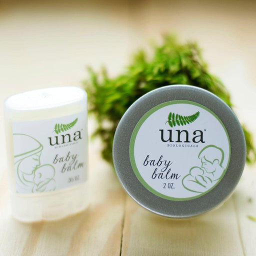Una Biologicals® Baby Balm | Organic Wonder Salve | Una Biologicals Salve Light Gray Travel Size - 0.5oz Stick