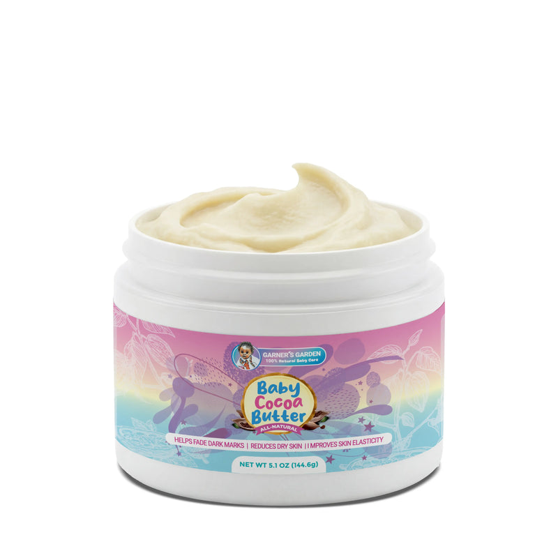 Garner's Garden Baby Cocoa Butter Baby Care White Smoke Baby Cocoa Butter 3oz,Baby Cocoa Butter 5oz,Baby Cocoa Butter 10oz