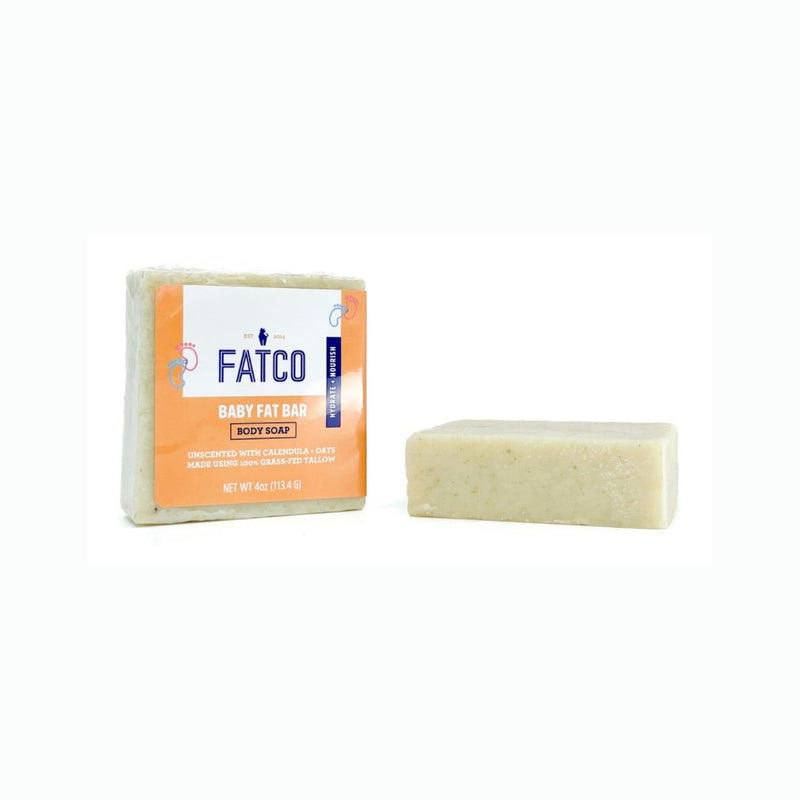 FATCO Skincare Products Baby Fat Bar, 4 Oz Light Gray