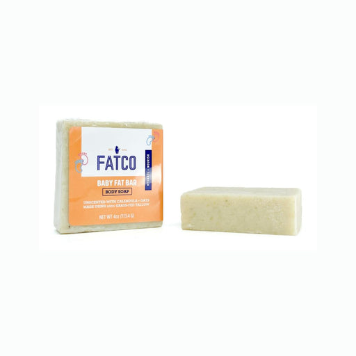FATCO Skincare Products Baby Fat Bar, 4 Oz Light Gray