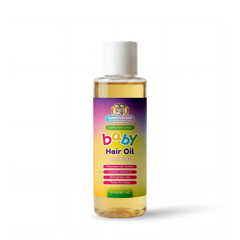 Garner's Garden Natural Hair Oil Hair Oil White Smoke Baby Hair Oil / 2 oz (travel)