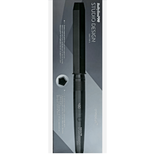 VIP Extensions BaBylissPRO Studio Design CrimpCurl Hair Tools White Smoke