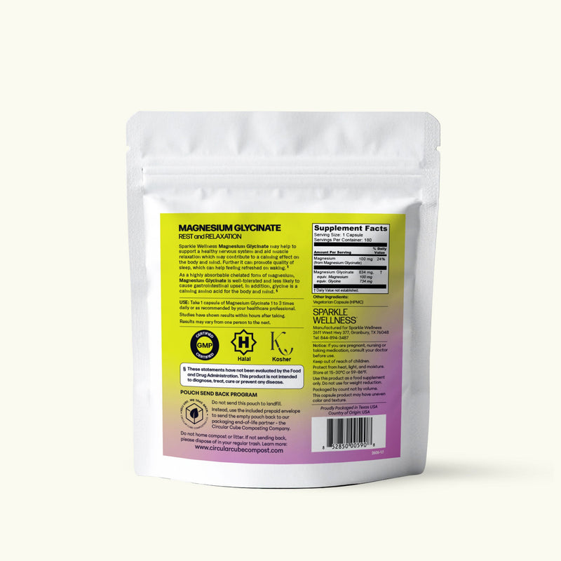 Sparkle Wellness Magnesium Glycinate Lavender