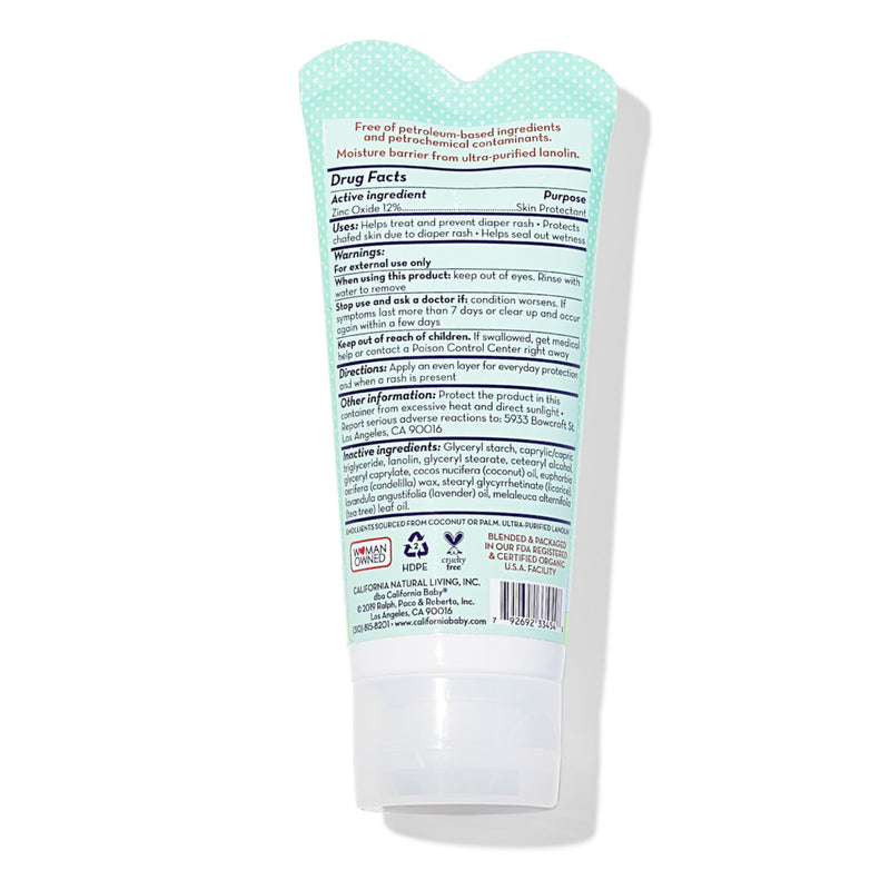 California Baby Calming™ Diaper Rash Ointment Diaper White Smoke 2.9oz/82g,0.5oz/14g