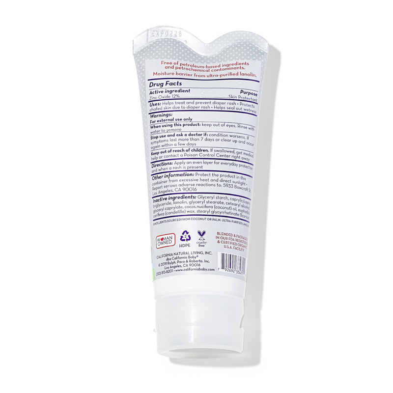 California Baby (No Fragrance) Super Sensitive™ Diaper Rash Ointment Diaper White Smoke 2.9oz/82g
