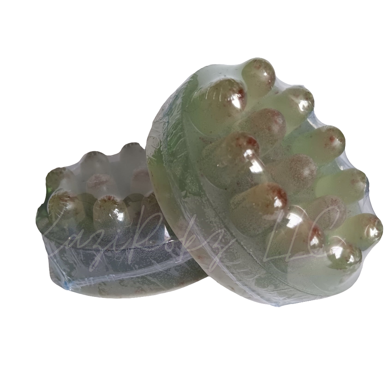 KaziRokz WET WAVE YONI SOAP BAR 5oz. Herbal vaginal cleanser (100% Vegan / CrueltyFree)! All natural and organic pH balance and Odor control Dim Gray