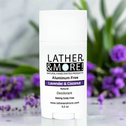 Lather and More! Lavender and Coconut Natural Deodorant deodorant White Smoke