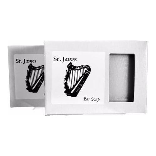 Murphy and McNeil St. James Bar Soap - by Murphy and McNeil Bath Soap Light Gray One Bar (5.0oz),Two Bars (5.0oz x 2)