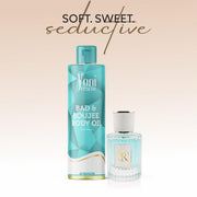 yoni rescue Bad & Boujee 2 pc Set - Body Oil + Eu De Parfum bundles White Smoke