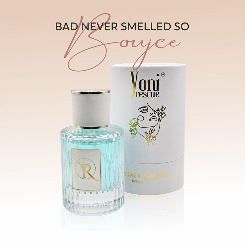 yoni rescue Bad & Boujee 2 pc Set - Body Oil + Eu De Parfum bundles White Smoke