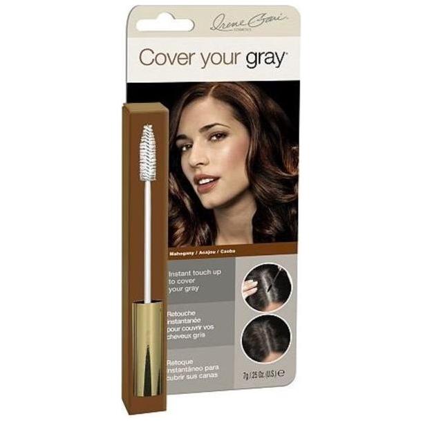 Irene Gari Irene Gari Cover Your Gray Brush in Wand Mohagany 0.25 oz Hair Color Wand Gray