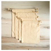 Love of Earth Co. Cotton Produce Bags (Set of 4) Peach Puff
