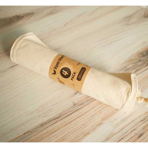 Love of Earth Co. Cotton Produce Bags (Set of 4) Tan