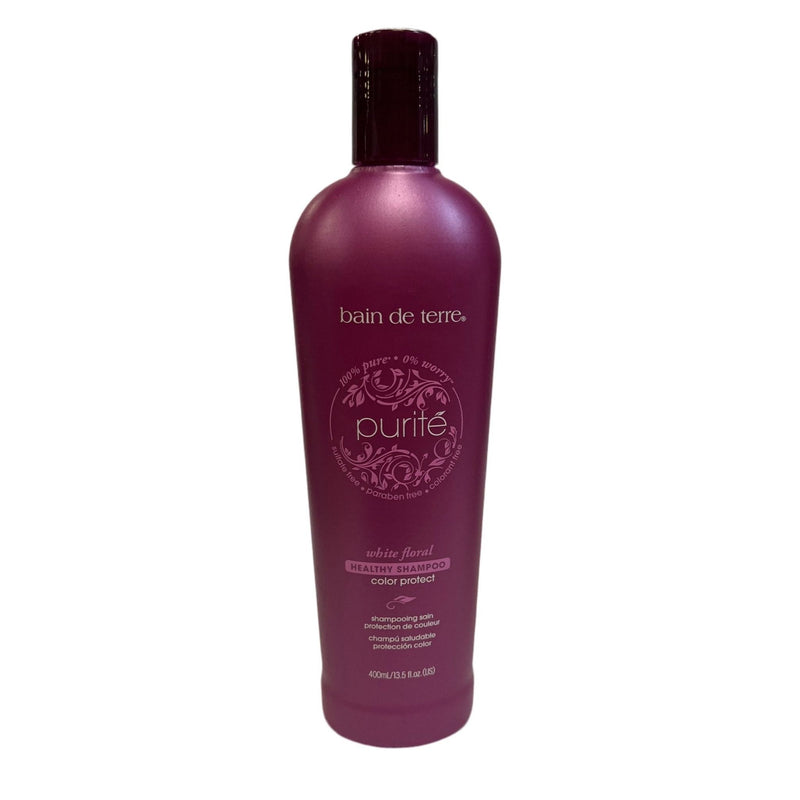 VIP Extensions Bain de Terre Purite Healthy Color Protect Shampoo 13.5 fl oz Shampoo White Smoke
