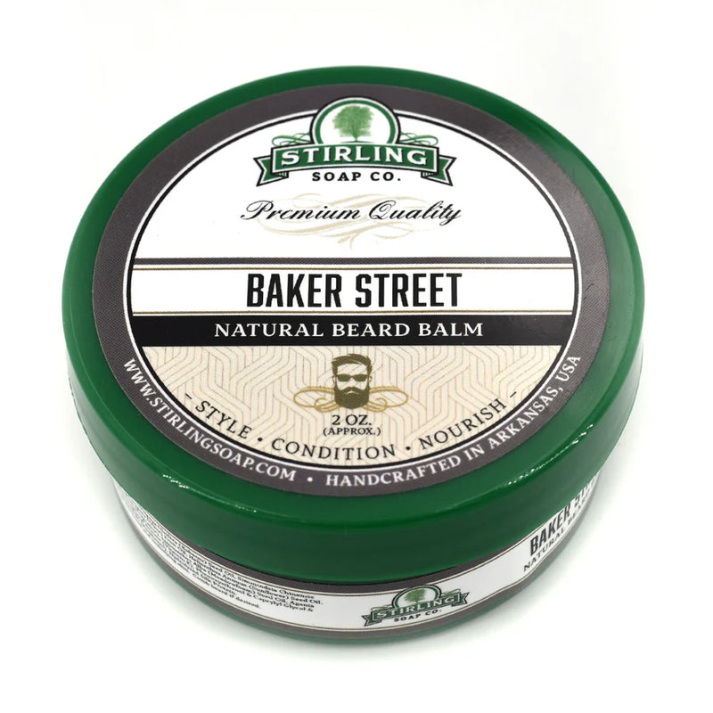 Stirling Soap Co Stirling Soap Co. Baker Street Beard Balm 2 Oz Beard Balm White Smoke