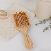 ZeroWasteStore.com Bamboo Hair Brush Combs & Brushes Light Gray
