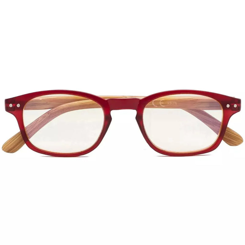 eyekeeper.com Bamboo Pattern Blue Light Filter Reading Glasses 1-CG034 Eyeglasses White Smoke Red / without magnification,Red / +0.50,Red / +0.75,Red / +1.00,Red / +1.25,Red / +1.50,Red / +1.75,Red / +2.25,Red / +2.50,Red / +3.00,Red / +3.50,Red / +4.00