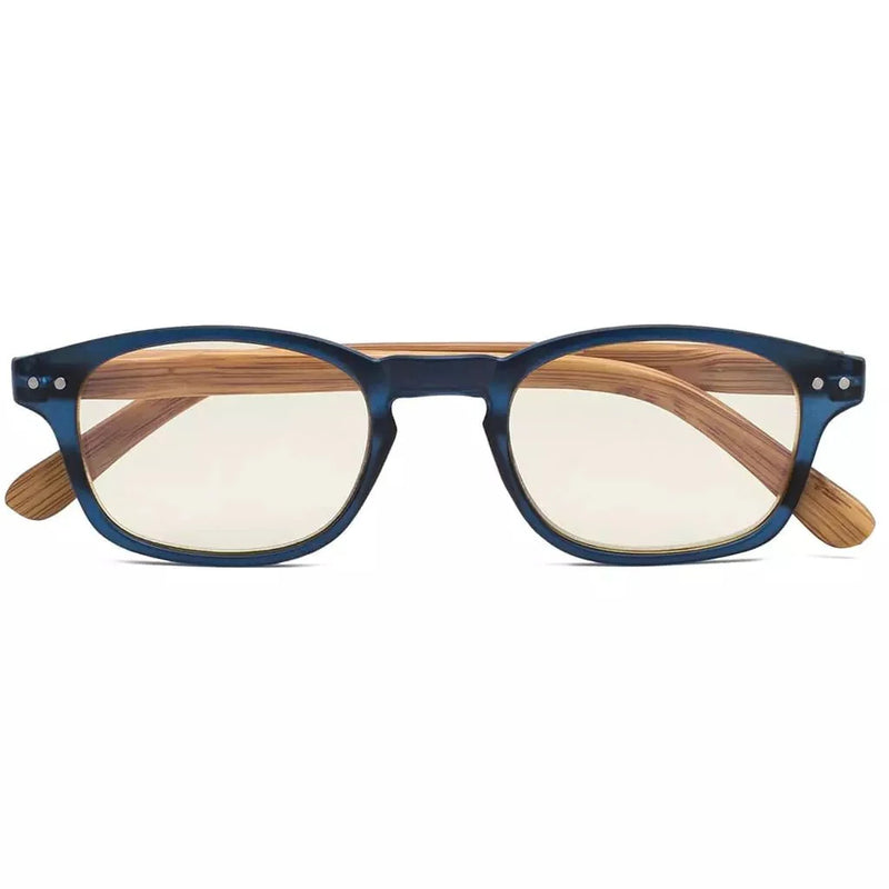 eyekeeper.com Bamboo Pattern Blue Light Filter Reading Glasses 1-CG034 Eyeglasses White Smoke Blue / without magnification,Blue / +0.50,Blue / +0.75,Blue / +1.00,Blue / +1.25,Blue / +4.00