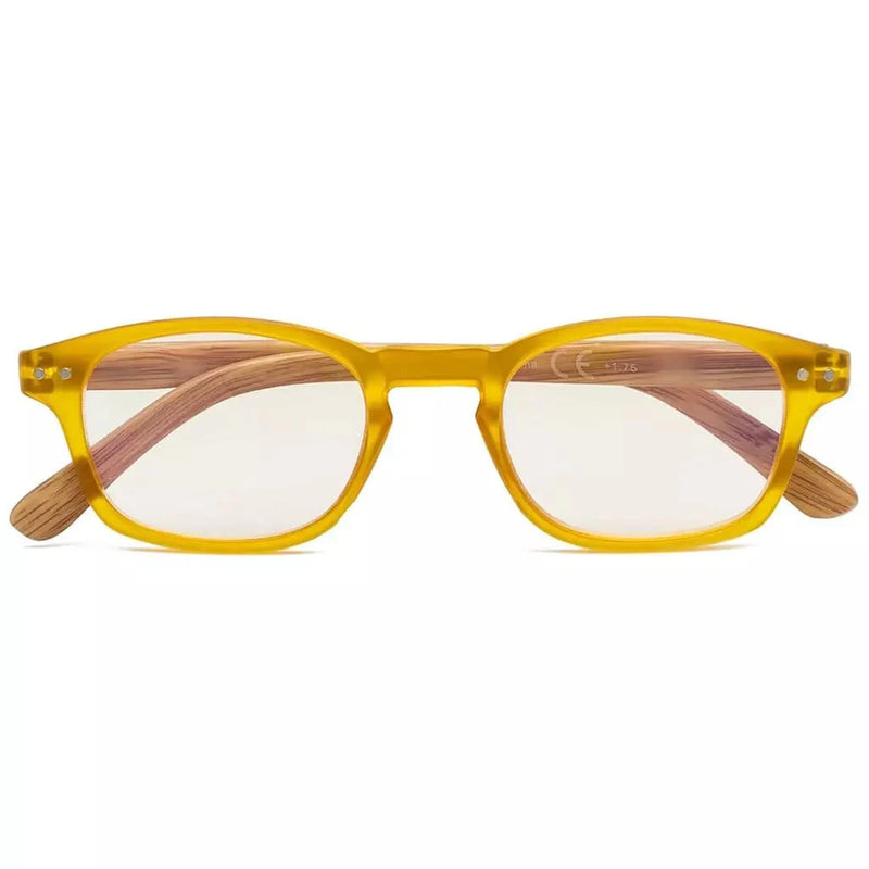 eyekeeper.com Bamboo Pattern Blue Light Filter Reading Glasses 1-CG034 Eyeglasses White Smoke Yellow / without magnification,Yellow / +0.50,Yellow / +0.75,Yellow / +1.00,Yellow / +1.25,Yellow / +1.50,Yellow / +1.75,Yellow / +2.25,Yellow / +2.50,Yellow / +2.75,Yellow / +3.00,Yellow / +3.50,Yellow / +4.00