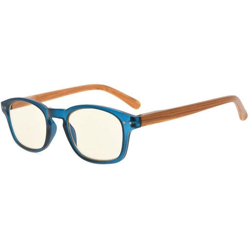 eyekeeper.com Bamboo Pattern Computer Reading Glasses CG034 Eyeglasses Dark Slate Gray Blue / +1.00