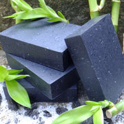 Chagrin Valley Soap & Salve Natural Soap: Bamboo Charcoal Soap Dark Slate Blue Travel Size Bar 1.7 oz