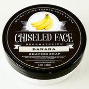 Chiseled Face Banana - Shaving Soap Shaving Soap Black Full Size - 4oz (113g)