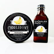 Chiseled Face Banana - Shaving Soap Shaving Soap White Smoke Full Size - 4oz (113g)