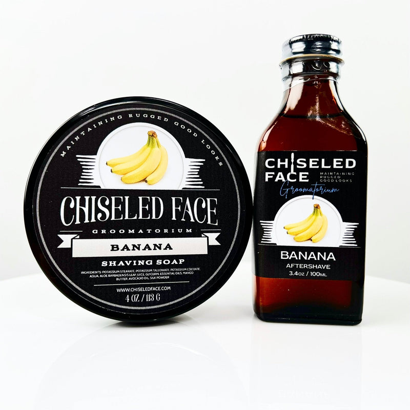 Chiseled Face Banana - Shaving Soap Shaving Soap White Smoke Full Size - 4oz (113g)