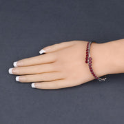 Bids.com 9.10 Carat Glass Filled Ruby .925 Sterling Silver Bangle Bracelets Light Pink size 7.00,size 8.00,size 8.50