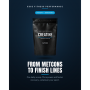 Edge Fitness Performance Creatine Monohydrate Fitness Supplement Black 30