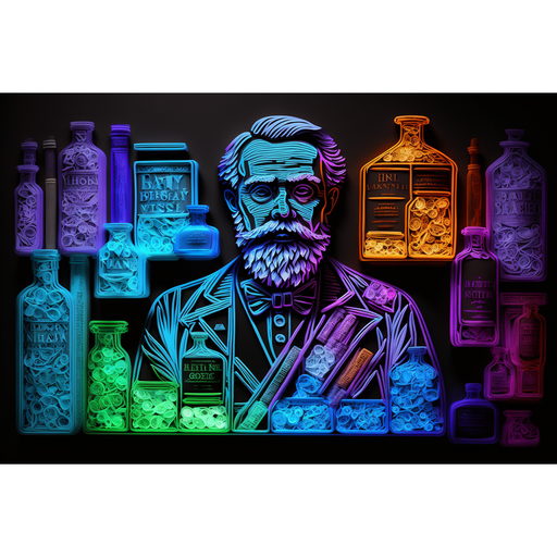 WhollyKaw Wholly Kaw PasteurVision Shaving Collection Shaving Set Black Aftershave Balm 1.76 oz,Aftershave Splash 4 oz,Aftershave Toner 4 oz