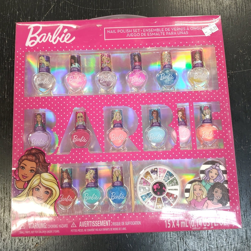 VIP Extensions Barbie Nail Polish Set, Age 3+ Nail Polish Pale Violet Red