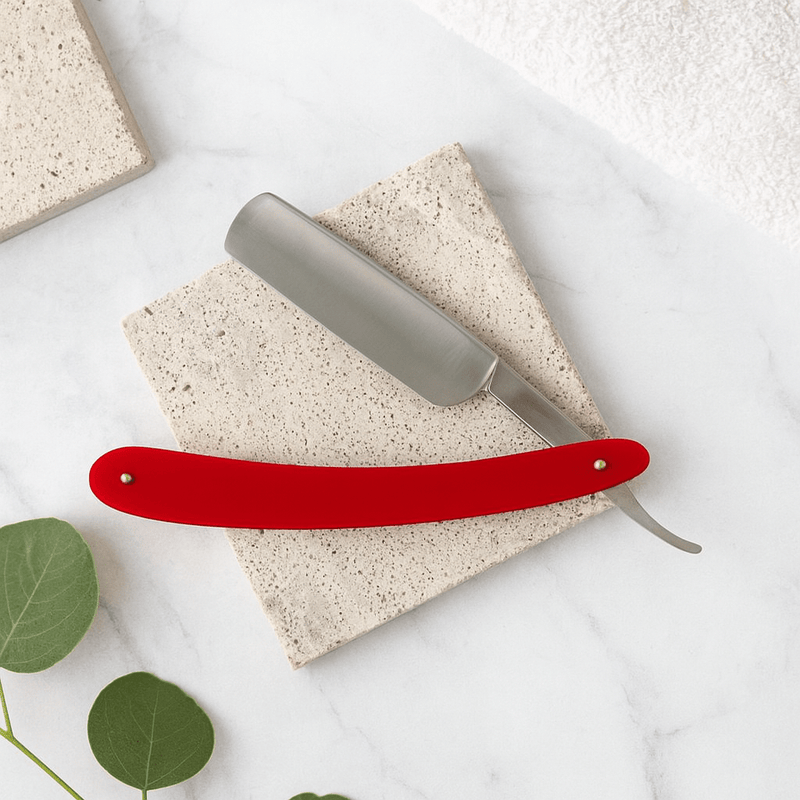 Shave Essentials Bare Bones Razor Razors & Razor Blades Lavender Black,Red,Wood