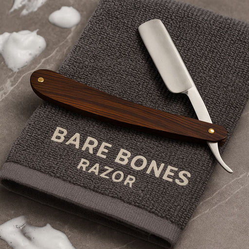 Shave Essentials Bare Bones Razor Razors & Razor Blades Dark Slate Gray Black,Red,Wood
