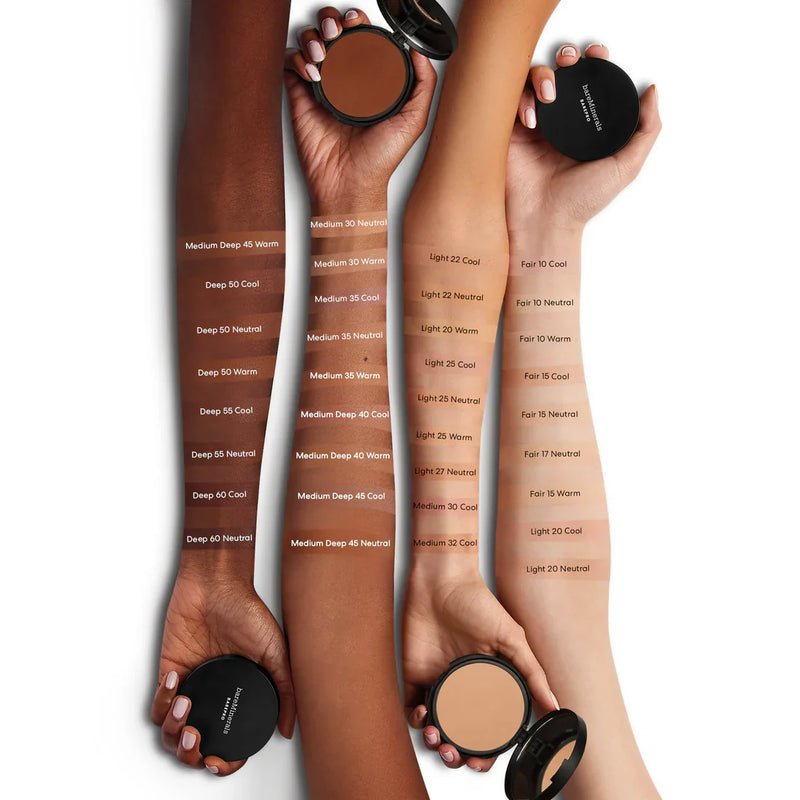 Nava Beauty bareMinerals BarePro 16HR Skin-Perfecting Powder Foundation Complexion White Smoke Fair 10 Cool,Fair 10 Neutral,Fair 10 Warm,Fair 15 Cool,Fair 15 Neutral,Fair 15 Warm,Light 20 Cool,Light 20 Neutral,Light 20 Warm,Light 22 Neutral,Light 22 Cool,Light 25 Cool,Light 25 Neutral,Light 25 Warm,Light 27 Neutral,Medium 30 Cool,Medium 30 Neutral,