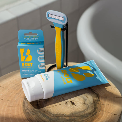 BOLT Skin + Shave Get Smooth Bundle Bundle – Get Smooth Dim Gray