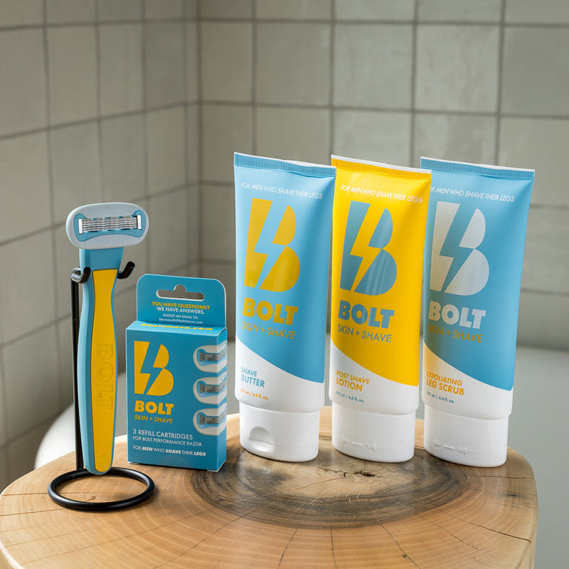 BOLT Skin + Shave Be Smooth Bundle Bundle – Be Smooth Slate Gray