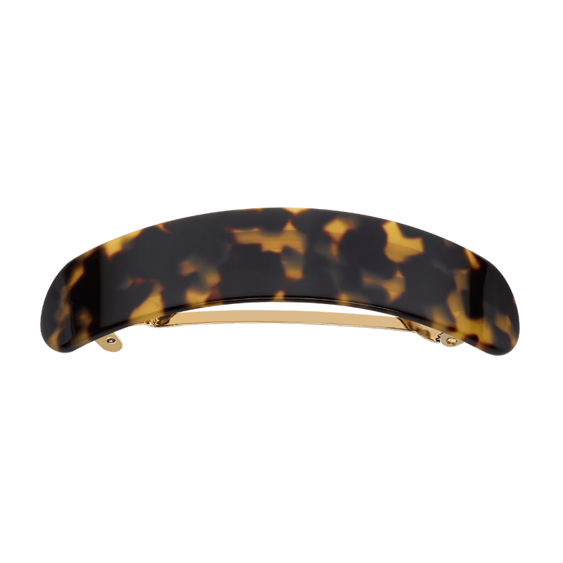 KOH-I-NOOR Beauty USA Janeke Large Hair Barrette Clip – Secure Hold Hair Clip (Tortoiseshell & Tokyo) Hair Clip Black Tokyo