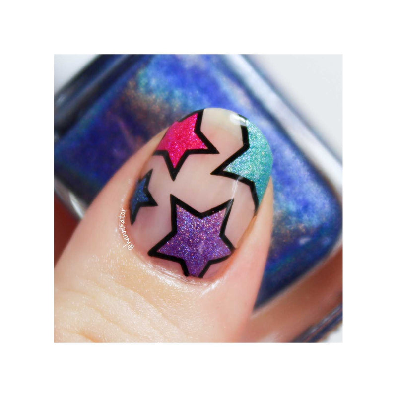 UberChic Beauty Basic Shapes-02 Stamping Plate Gray