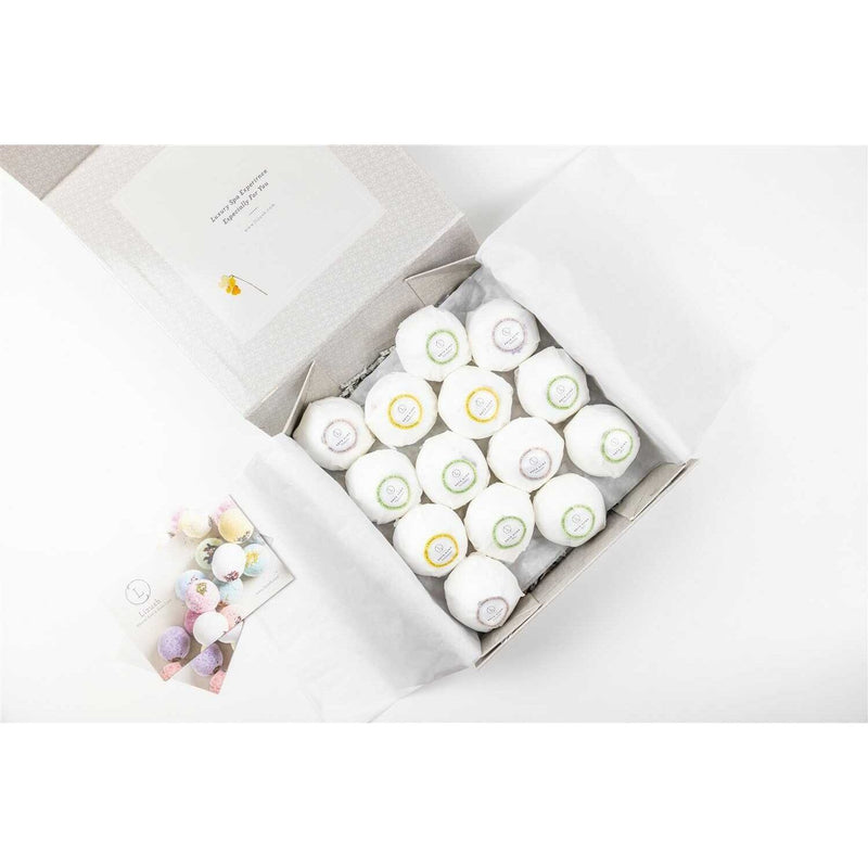 Lizush Bath Bombs Gift Box, Set of 14 Big 100% Natural Relaxing Bath Bombs BATH BOMBS Lavender No,Yes