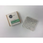 Heliotrope San Francisco Exfoliating Bath Bars Soap Gray Energizing w/crushed grapeseeds,Invigorating w/ground coffee