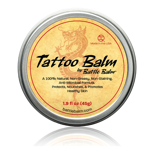 Battle Balm® Battle Balm® Tattoo Balm - Tattoo Healing, Moisturizer, & Skin Repair Cream Topical analgesic, pain relief ointment, muscle rub Light Goldenrod