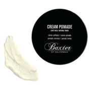 VIP Extensions Baxter of California Cream Pomade for Men, Natural Finish, Light Hold Pomade White Smoke