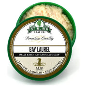 Stirling Soap Co Stirling Soap Co. Bay Laurel Shaving Collection Shaving Set Dark Green Shaving Soap 5.8oz
