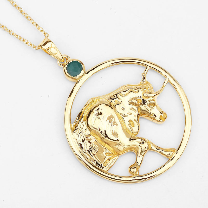 Bids.com 0.23 Carat Genuine Emerald .925 Sterling Silver Pendant Pendants White Smoke