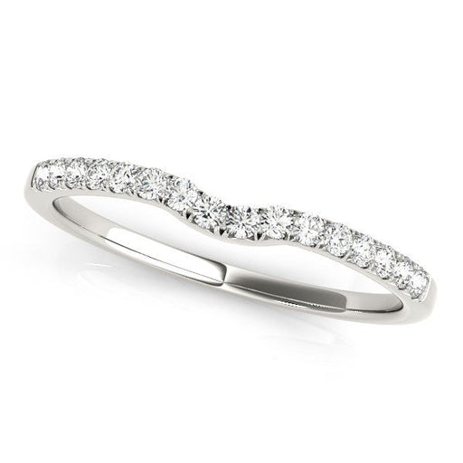 Bids.com 14k White Gold Curved Pave Setting Diamond Wedding Ring (1/8 cttw) Rings White Smoke 3 / White Gold,3.5 / White Gold,4 / White Gold,4.5 / White Gold,5 / White Gold,5.5 / White Gold,6 / White Gold,6.5 / White Gold,7 / White Gold,7.5 / White Gold,8 / White Gold,8.5 / White Gold,9 / White Gold