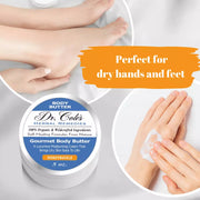 COLEHERBALS LLC 35 - Dr. Cole's Gourmet Body Butter - HONEYSUCKLE Herbal Light Gray