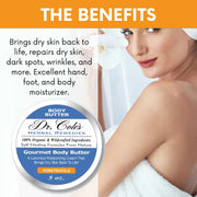 COLEHERBALS LLC 35 - Dr. Cole's Gourmet Body Butter - HONEYSUCKLE Herbal White Smoke