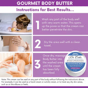 COLEHERBALS LLC 38 - Dr. Cole's Gourmet Body Butter - LAVENDER VANILLA Herbal Medium Purple