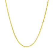 Bids.com 14k Yellow Gold Franco Chain 1.2mm Necklaces White Smoke 16 / Yellow Gold,18 / Yellow Gold,20 / Yellow Gold,24 / Yellow Gold